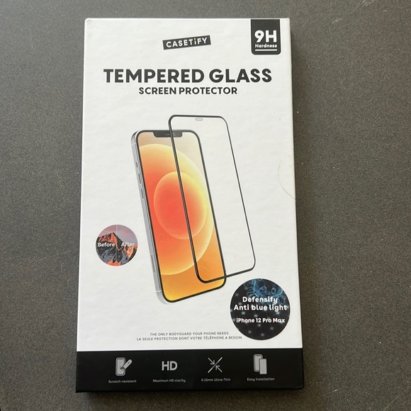 iPhone 12 Pro Max tempered glass Screen protector - NIB - Picture 1 of 3